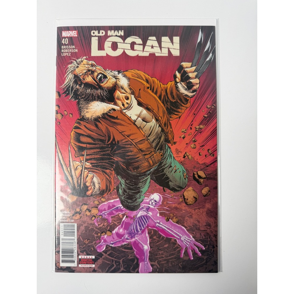 Old Man Logan 40 Marvel Comics 2018 Mike Deodato Jr Cover Wolverine Bullseye